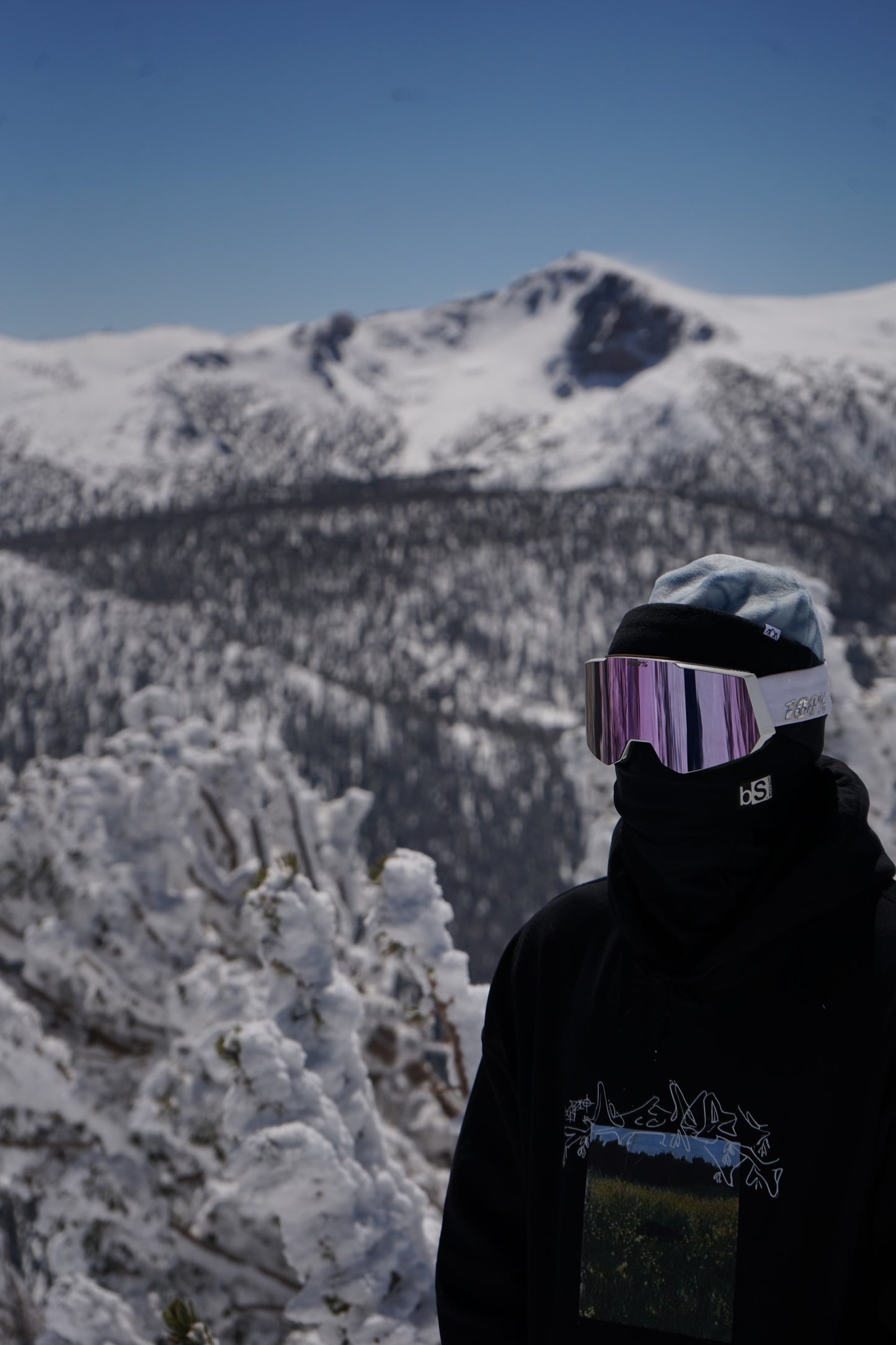 Marble Beanie (black brim)